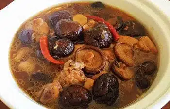 Shredded Chicken Stewed with Mushroom